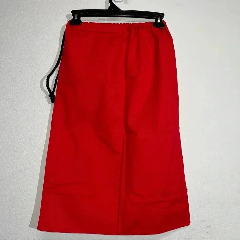 NWOT Santa Sack BLANK 🎅🏼XL Canvas Gift Bag Christmas Presents BIG RED‎ BAG